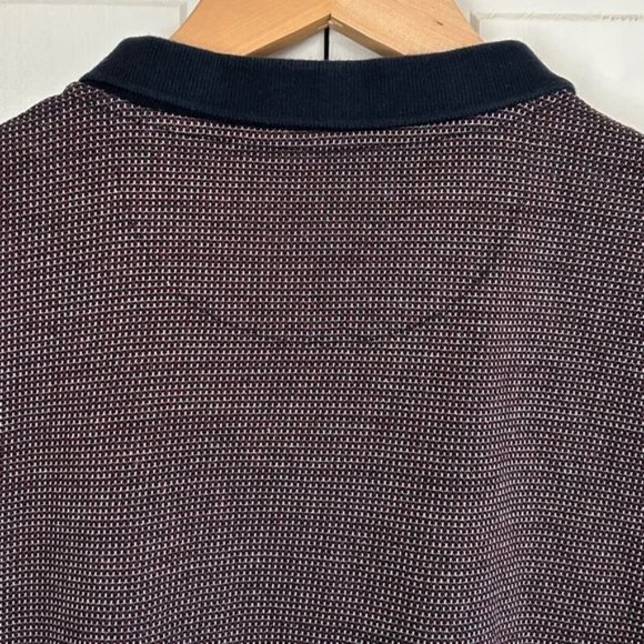 Farah Vintage Men’s Size S/M Slim Fit Short Sleeve Organic Cotton Pattern Polo - Picture 3 of 5